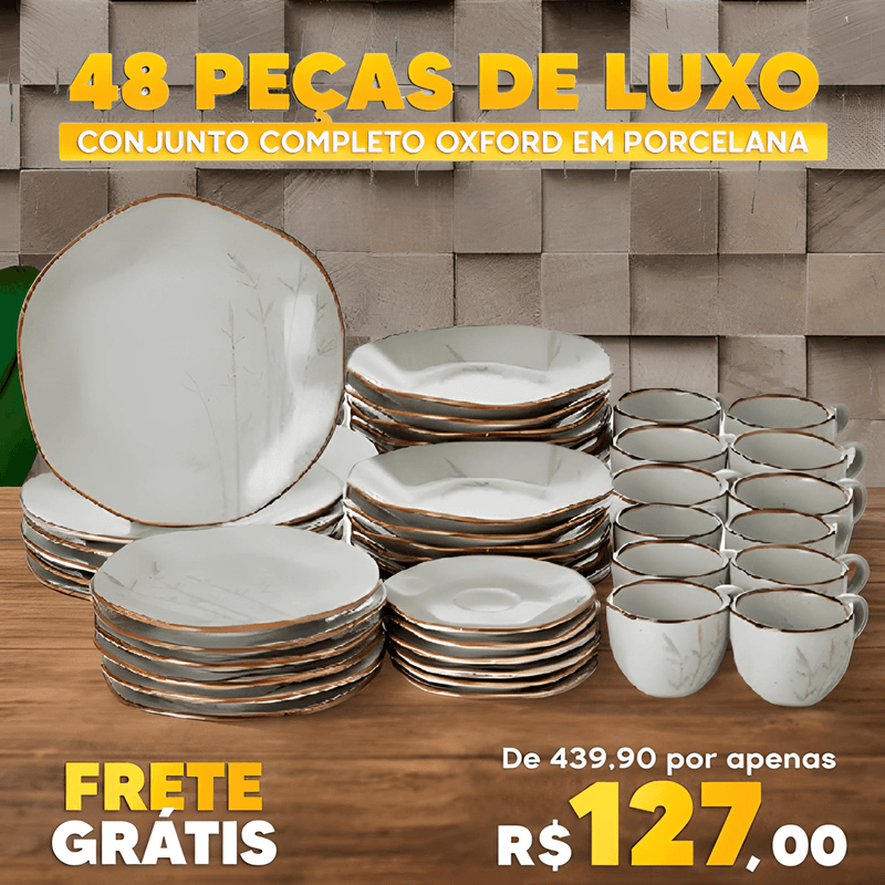 Conjunto Completo em Porcelana