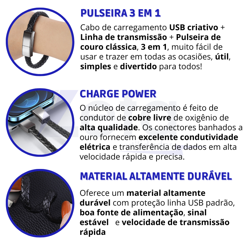 Pulseira Carregador ZetaPower