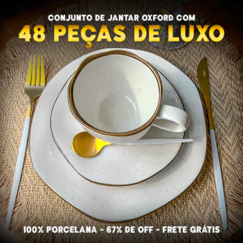 Conjunto Completo em Porcelana