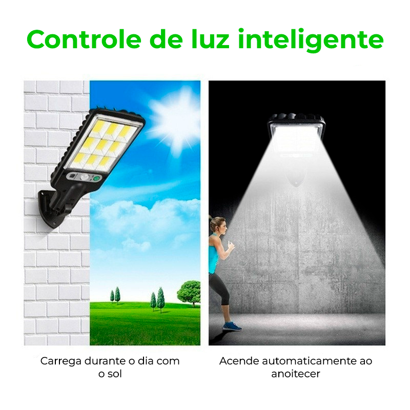 SunLamp - Lâmpada com sensor de movimento e carregamento solar